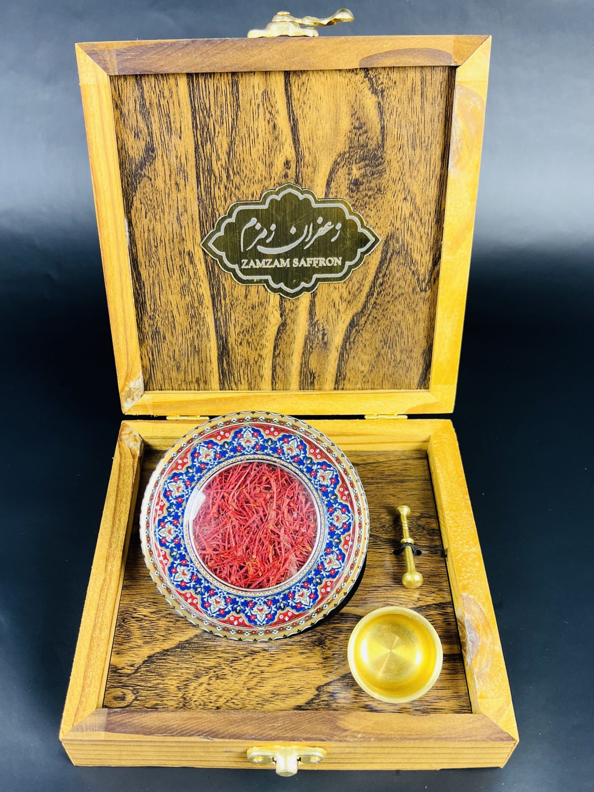 ⁦باكس هدية خشبي خاتم مع هاون⁩ - الصورة ⁦4⁩