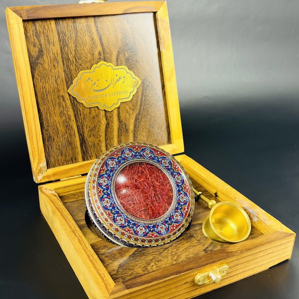 باكس هدية خشبي خاتم مع هاون