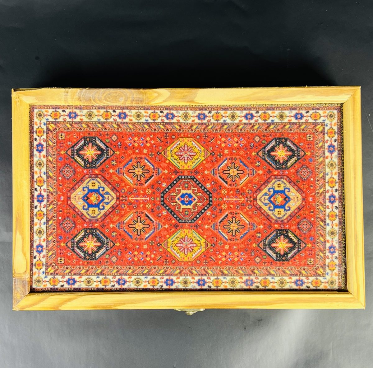 ⁦باكس هدية خشبي خاتم مع هاون⁩ - الصورة ⁦2⁩