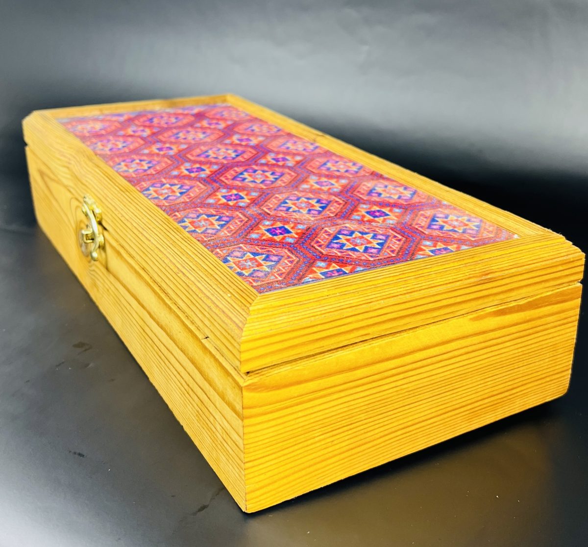 Wooden Gift Box – 2 Khatam & Teapot - Image 4