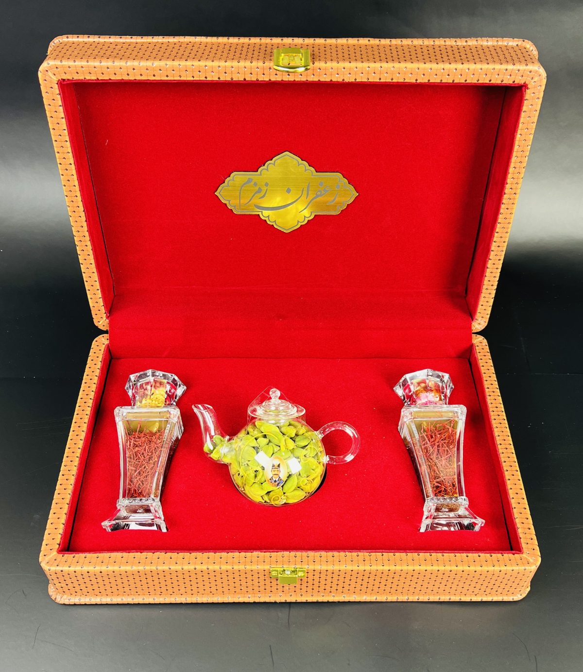 ⁦باكس جلدي 2 برليان مع إبريق⁩ - الصورة ⁦5⁩