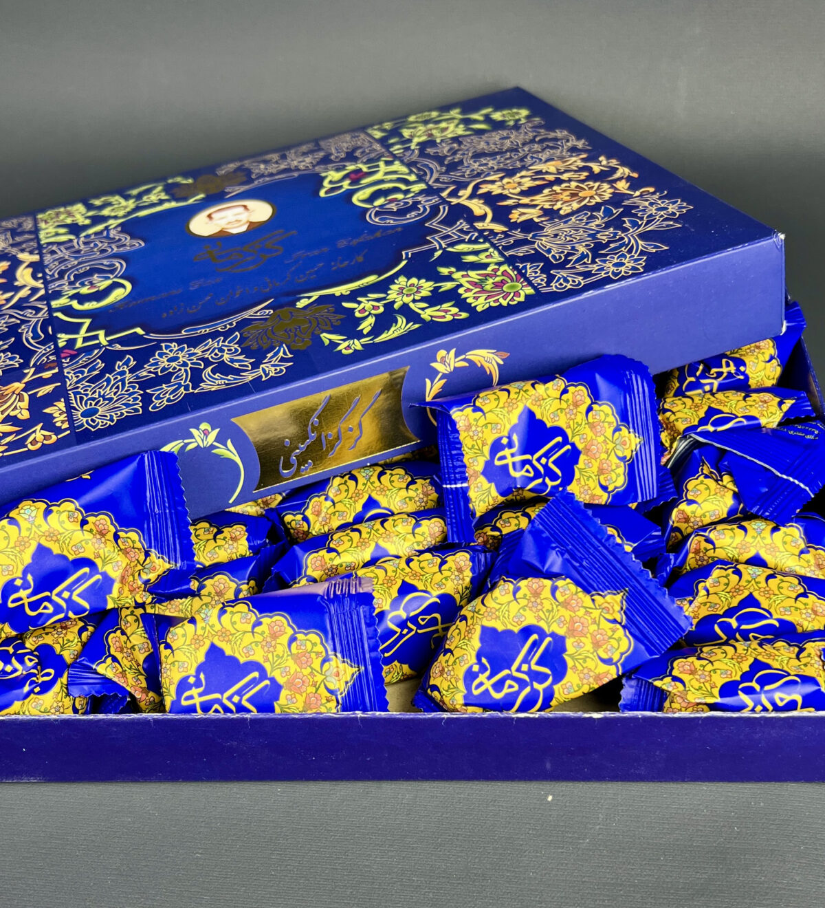 ⁦حَلْوَى غز بنسبة ‎٤٠٪ فُسْتُقٍ (بِعُصَارَةِ الأَنْجَبِين)⁩ - الصورة ⁦3⁩