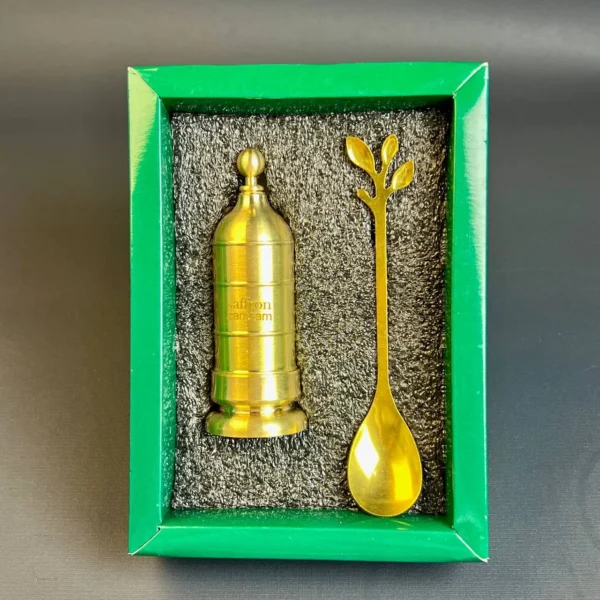 New Brass Mortar & Pestle with Spoon